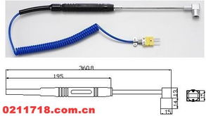 高效精準(zhǔn)的表面溫度解決方案 NR 81553A表面熱電偶